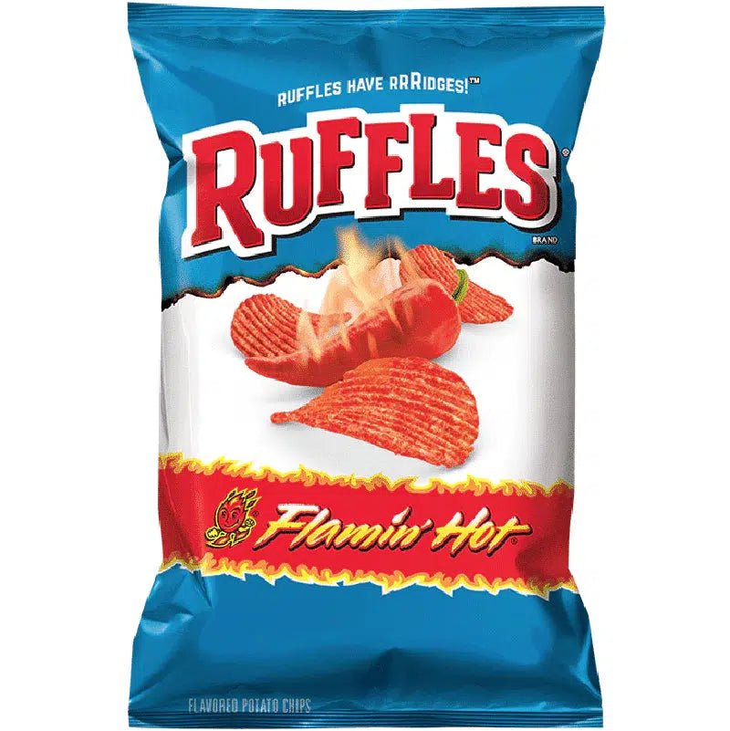 Ruffles Flamin Hot Potato Chips 184g - Candy Mail UK