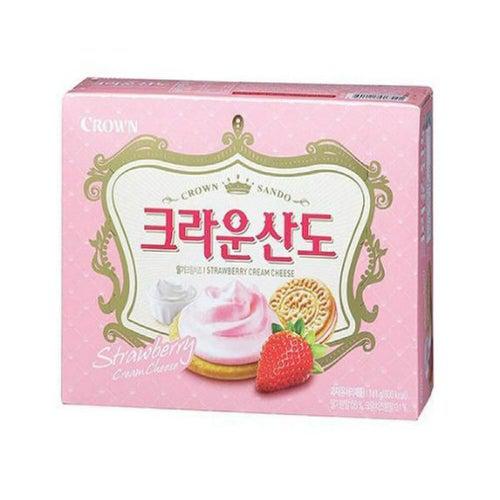 San Do Strawberry Cream Cheese Biscuits (Korea) 161g - Candy Mail UK