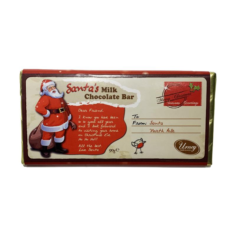 Santas Milk Chocolate Bar - Candy Mail UK
