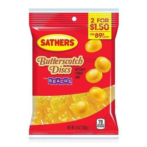 Sather's Butterscotch Discs 107g - Candy Mail UK