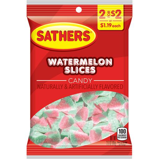 Sather's Watermelon Slices 85g - Candy Mail UK