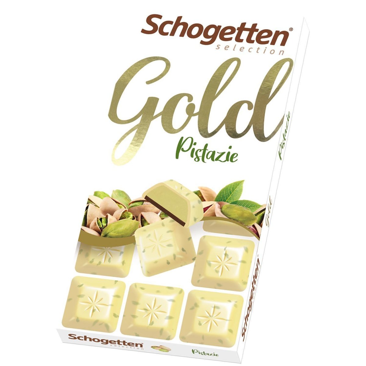 Schogetten Selection Gold Pistachio 100g - Candy Mail UK