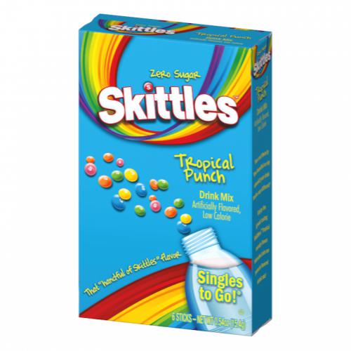 Skittles Tropical Punch Singles to Go Drink Mix 15g - Candy Mail UK