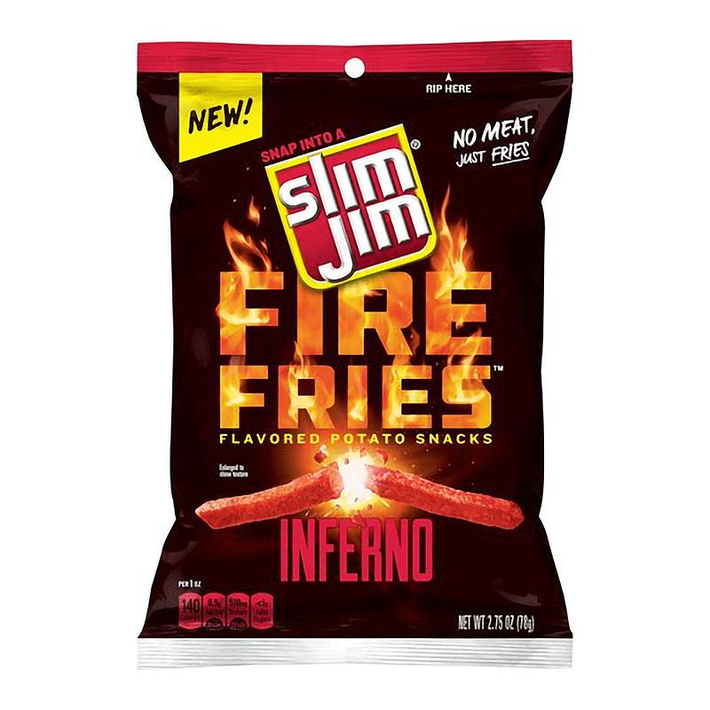 Slim Jim Fire Fries Inferno 78g - Candy Mail UK