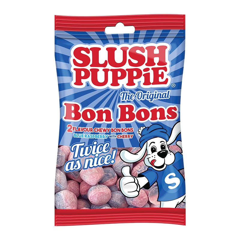 Slush Puppie Blue Raspberry and Cherry Bon Bons 125g - Candy Mail UK