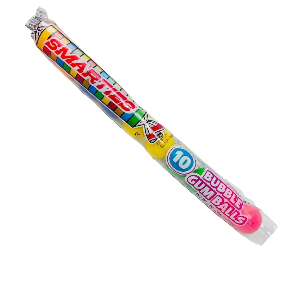 Smarties 10 Bubble Gum Balls 56g - Candy Mail UK