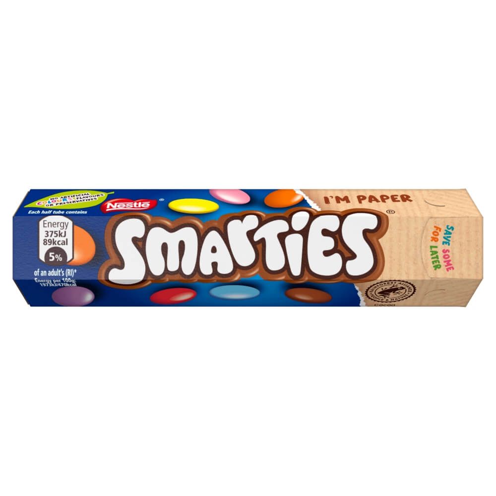 Smarties Milk Chocolate Tube 38g - Candy Mail UK
