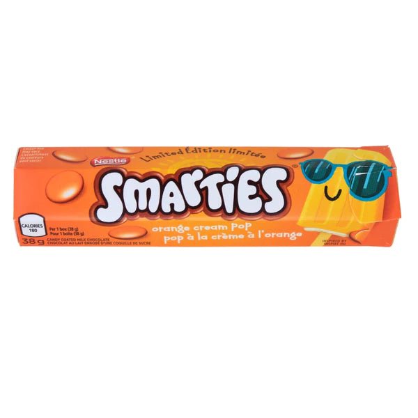 Smarties Orange Cream Pop (Canada) 38g - Candy Mail UK