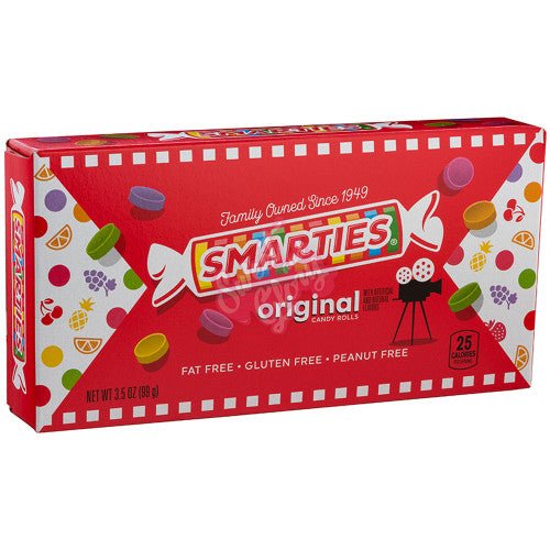 Smarties Original Candy Rolls Theatre Box 99g - Candy Mail UK