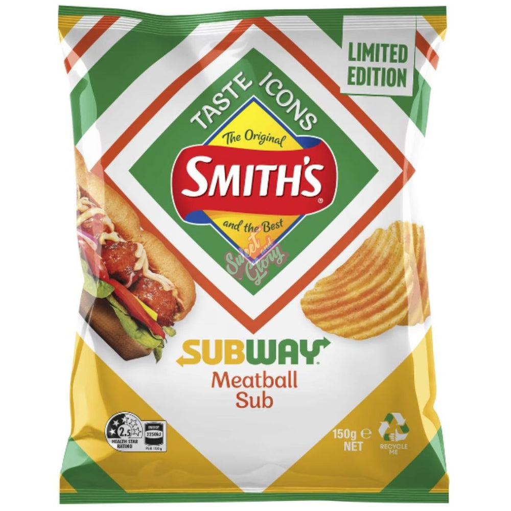 Smith's Subway Meatball Sub (Australia) 150g - Candy Mail UK