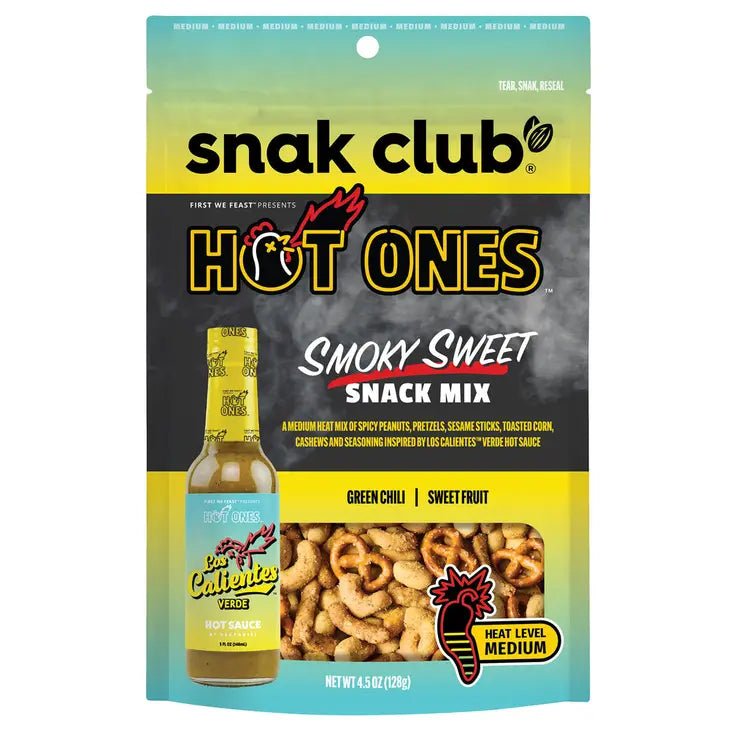 Snak Club Hot Ones Smoky Sweet Snack Mix 128g - Candy Mail UK