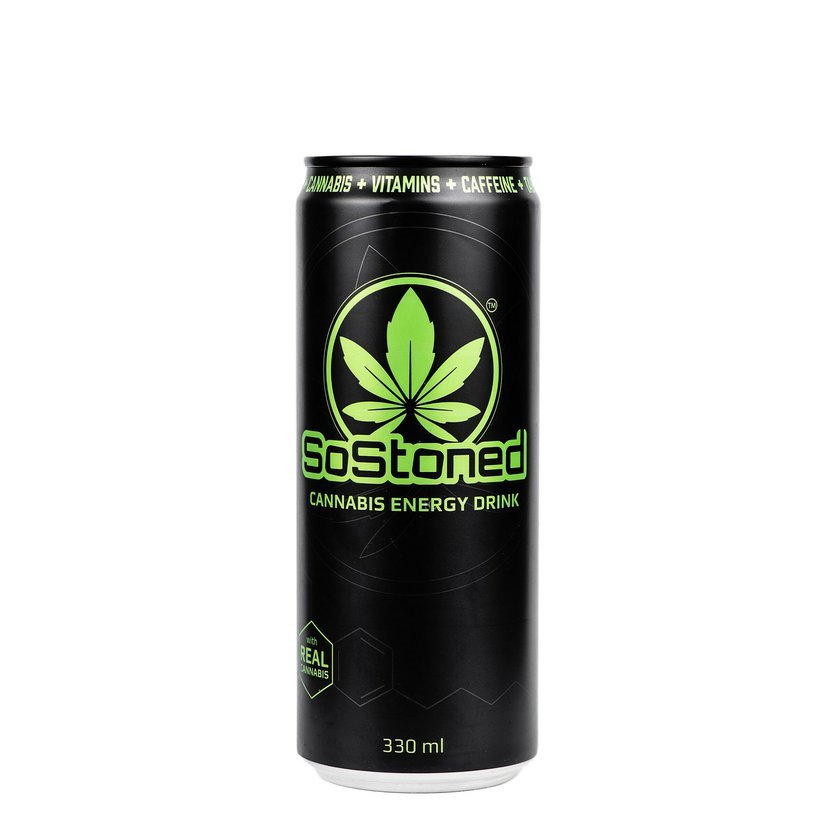 SoStoned Cannabis Energy Drink 330ml - Candy Mail UK