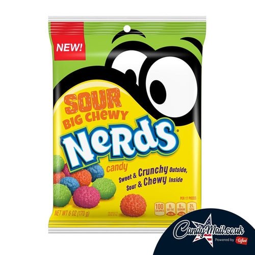 Sour Big Chewy Nerds 170g - Candy Mail UK