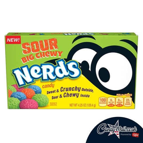 Sour Big Chewy Nerds Theatre Box 120.4g - Candy Mail UK