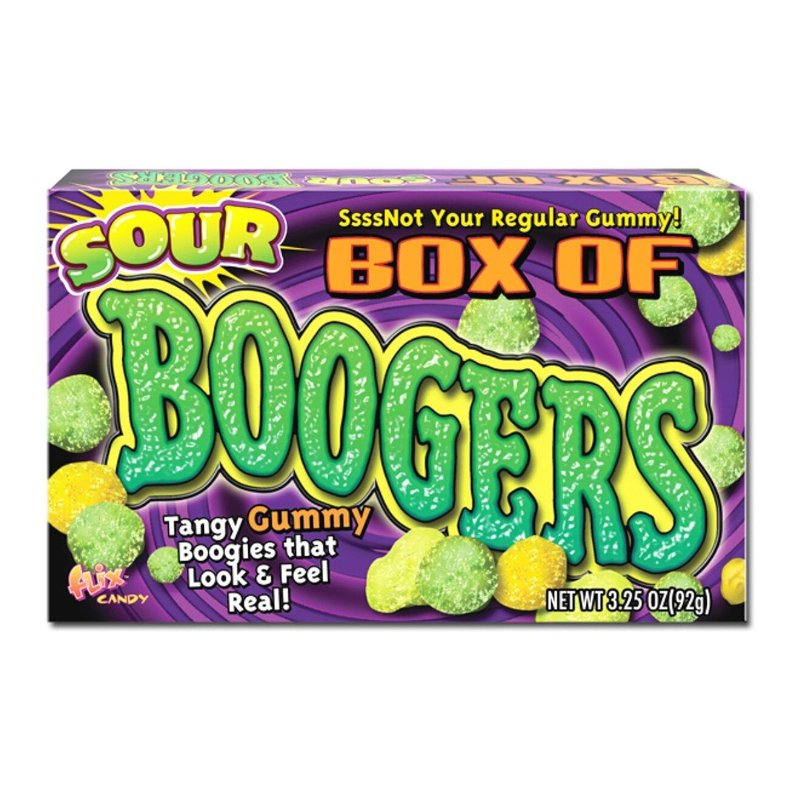 Sour Box of Boogers Gummy Candy 85g - Candy Mail UK