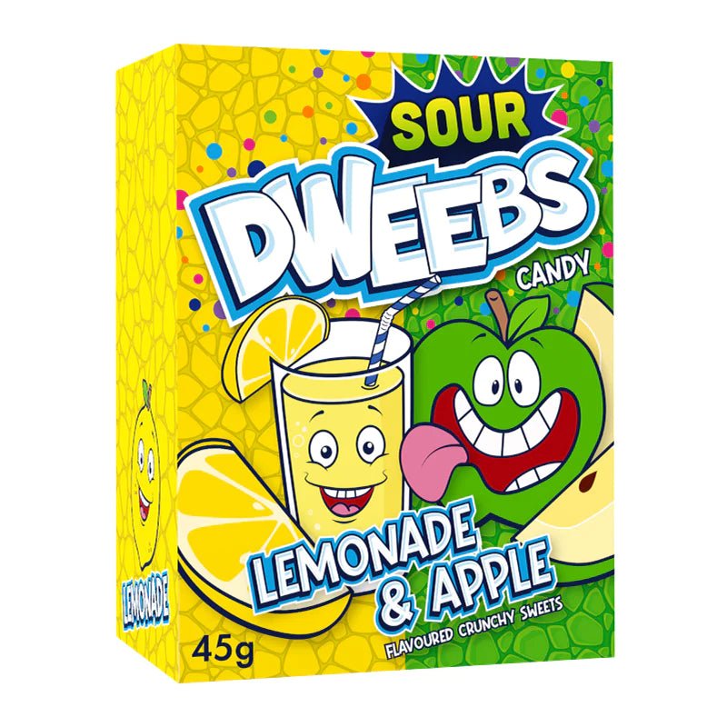 Sour Dweebs Candy Lemonade and Apple 45g - Candy Mail UK
