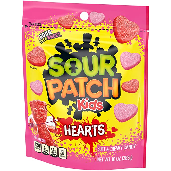 Sour Patch Kids Hearts 283g - Candy Mail UK