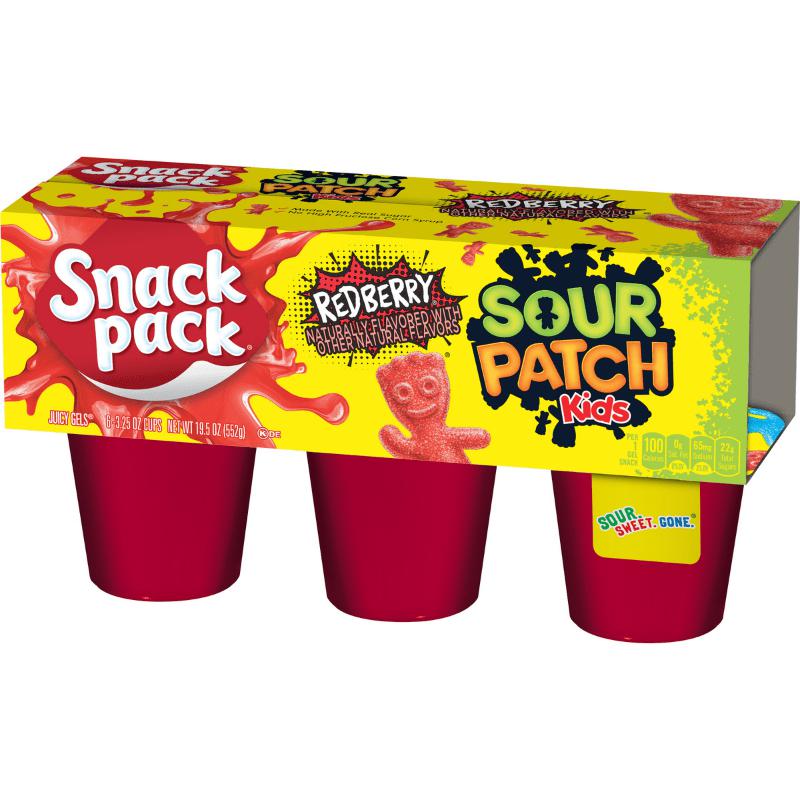 Sour Patch Kids Redberry Snack Pack 6 Cups 522g - Candy Mail UK
