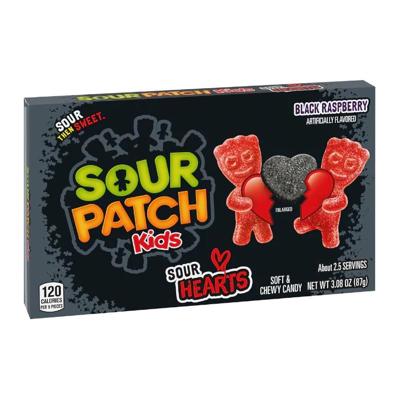 Sour Patch Kids Sour Hearts 87g - Candy Mail UK