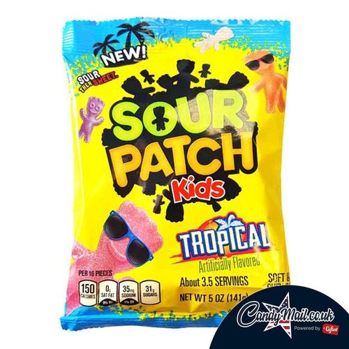 Sour Patch Kids Tropical Bag 141g - Candy Mail UK