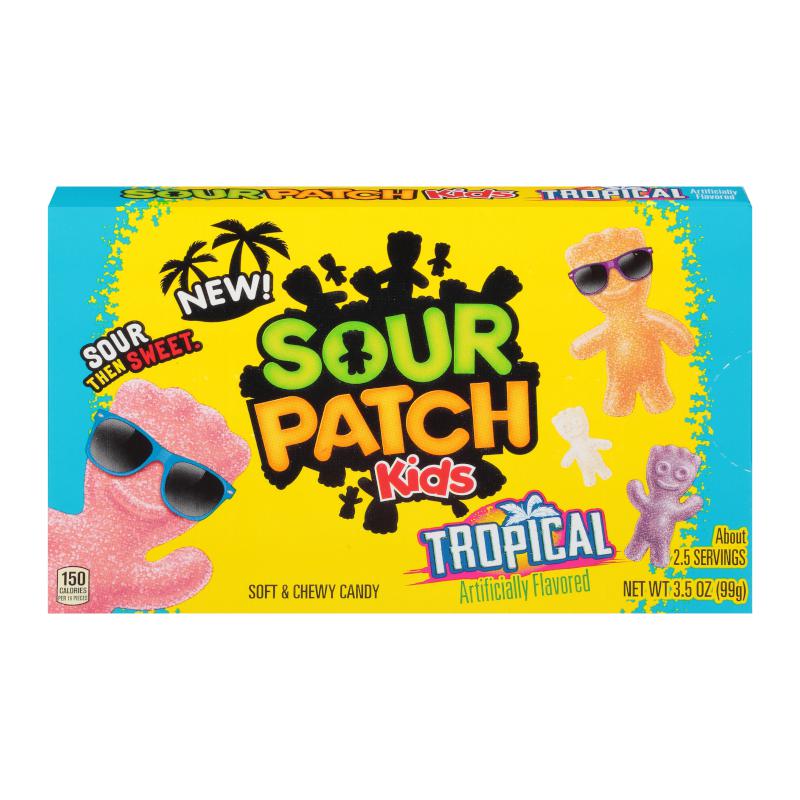 Sour Patch Kids Tropical Theatre Box 99g - Candy Mail UK