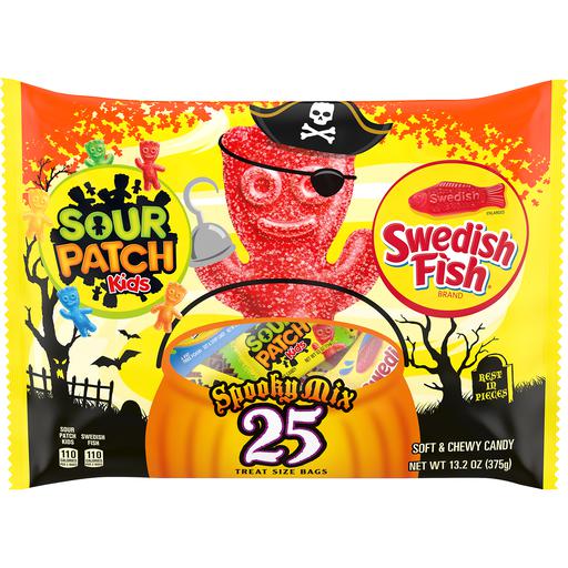 Sour Patch Kids/Swedish Fish Spooky Mix 312g - Candy Mail UK
