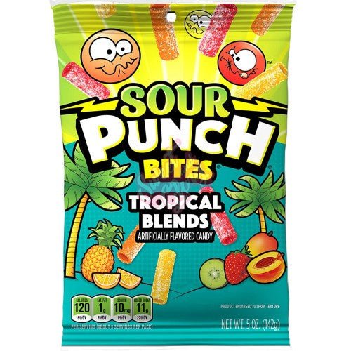 Sour Punch Bites Tropical Blends 142g - Candy Mail UK