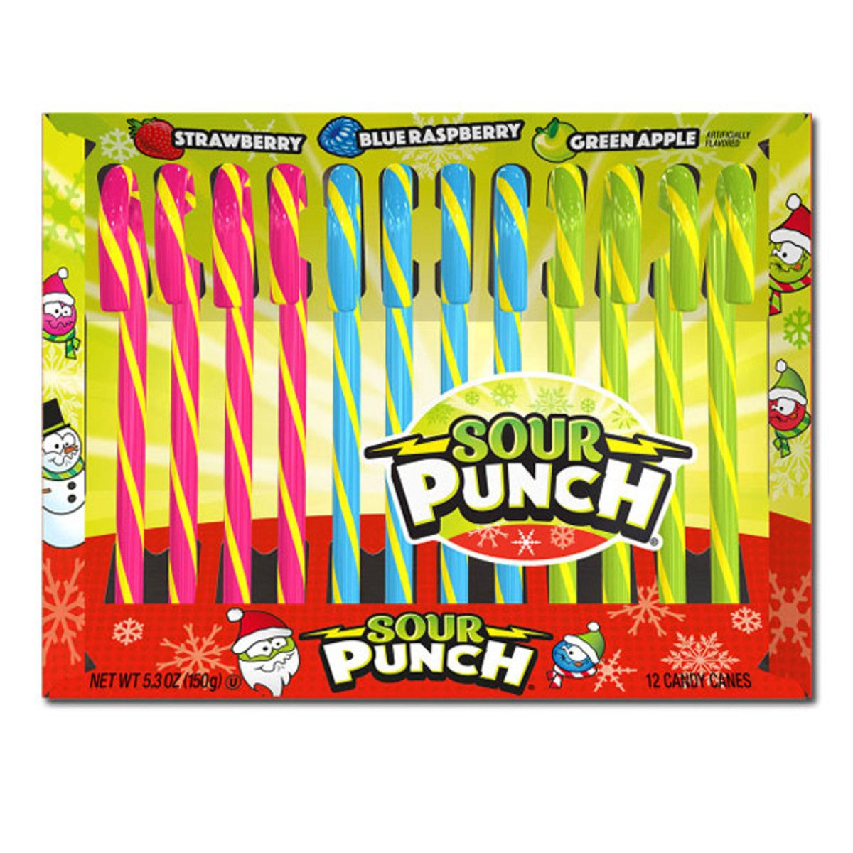 Sour Punch Candy Canes 150g - Candy Mail UK