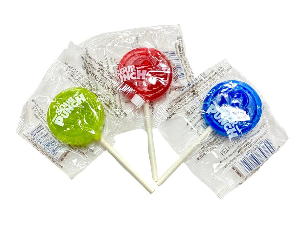Sour Punch Lollipops 17g - Candy Mail UK