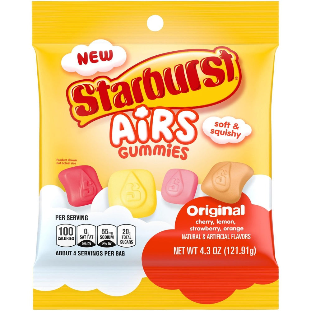 Starburst Airs Gummies 121g - Candy Mail UK