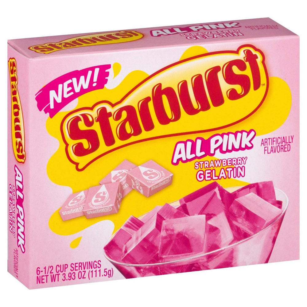 Starburst All Pink Gelatin 110.4g - Candy Mail UK