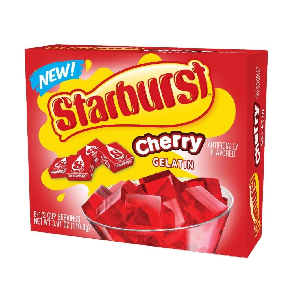 Starburst Cherry Gelatin 110.4g - Candy Mail UK