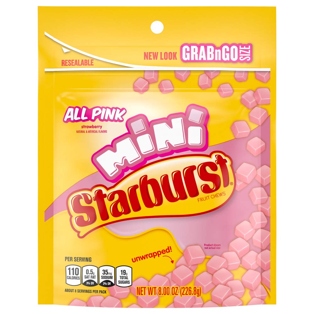 Starburst Mini All Pink 226g - Candy Mail UK