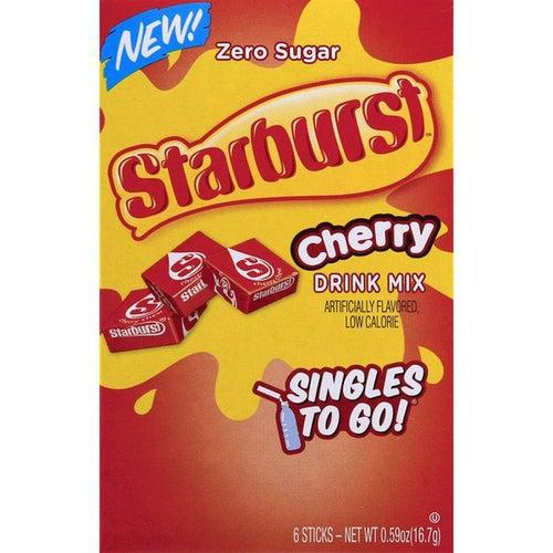 Starburst Singles To Go Cherry Singles 6 Pack 12.2g - Candy Mail UK