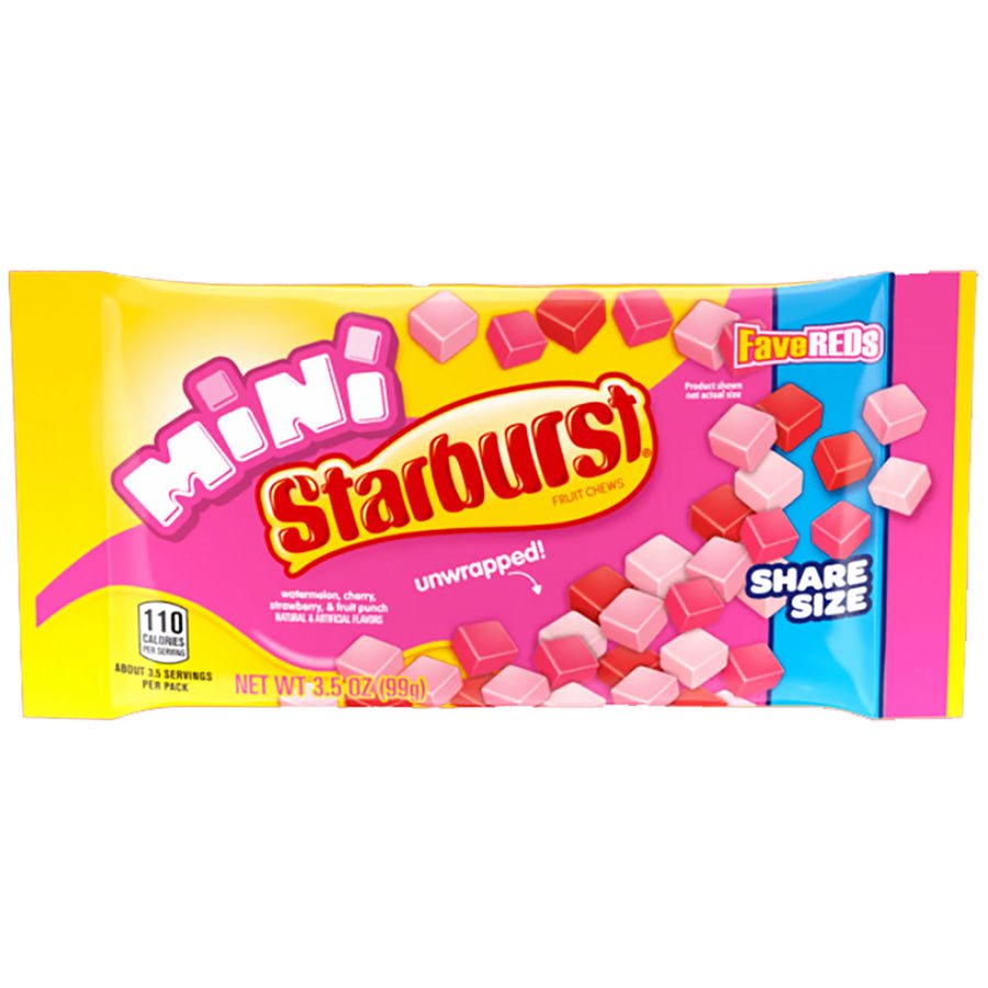 Starburts Mini Favereds Share Size 99g - Candy Mail UK