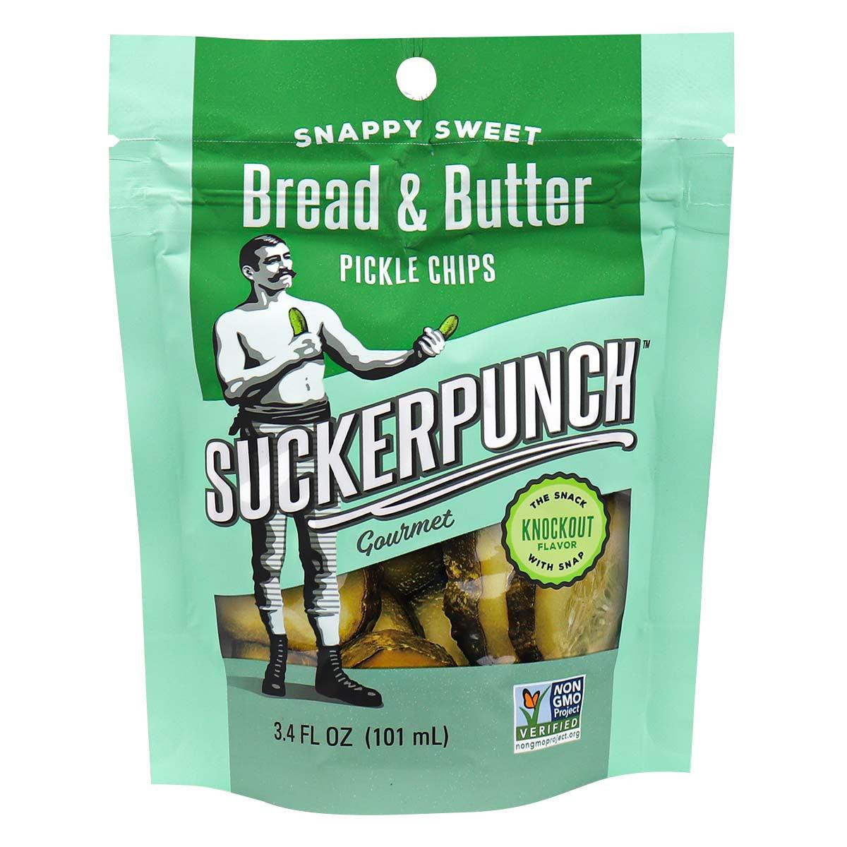 Suckerpunch Bread and Butter Pickle Chips 96g - Candy Mail UK