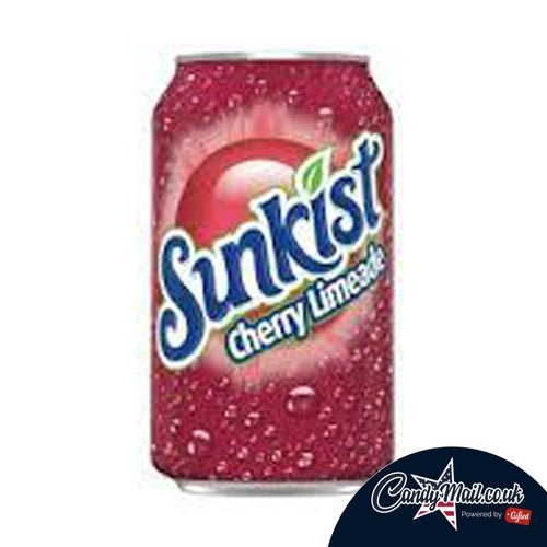 Sunkist Cherry Limeade Soda 355ml - Candy Mail UK
