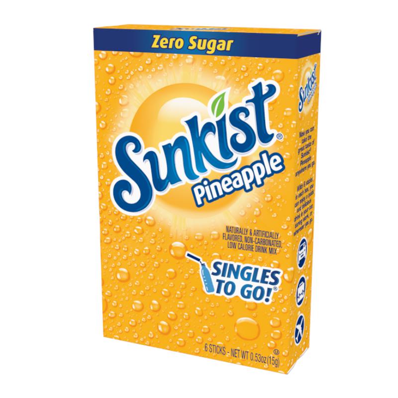 Sunkist Pineapple Singles To Go 15g - Candy Mail UK