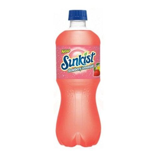 Sunkist Strawberry Lemonade Bottle 591ml - Candy Mail UK