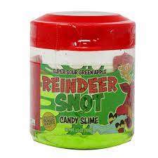 Super Sour Green Apple Reindeer Snot Candy Slime 100g - Candy Mail UK