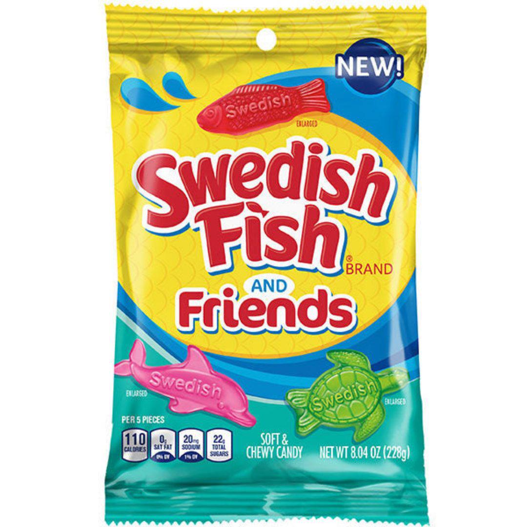 Swedish Fish and Friends 228g - Candy Mail UK
