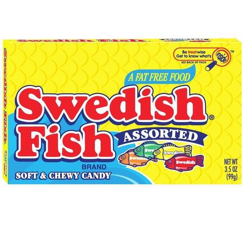 Swedish Fish Assorted Theatre Box 99g - Candy Mail UK