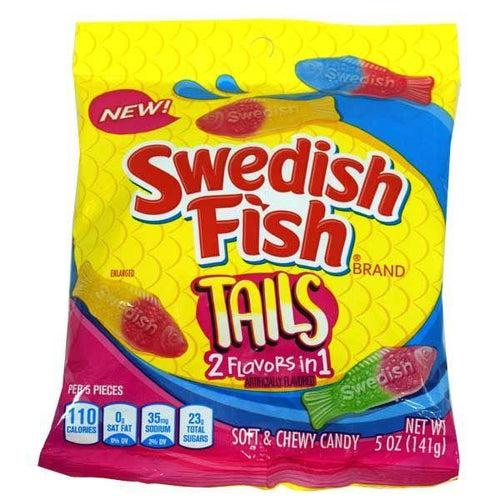 Swedish Fish Big Tails Bag 141g - Candy Mail UK