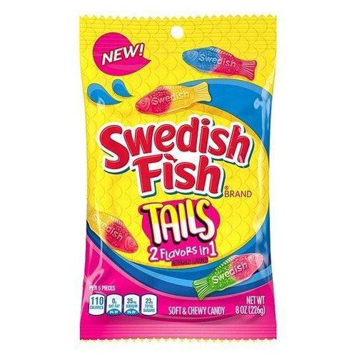Swedish Fish Big Tails Bag 226g - Candy Mail UK