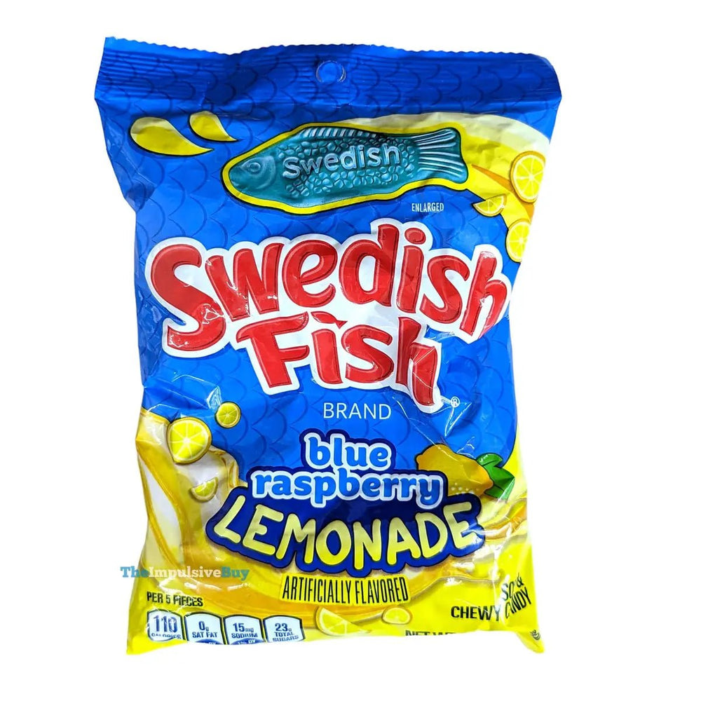 Swedish Fish Blue Raspberry Lemonade 228g - Candy Mail UK