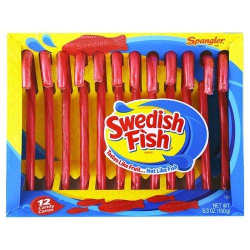 Swedish Fish Fruity Candy Canes 150g - Candy Mail UK