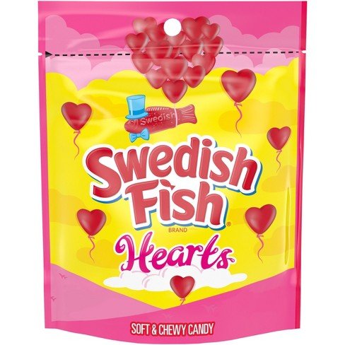 Swedish Fish Hearts 283g - Candy Mail UK
