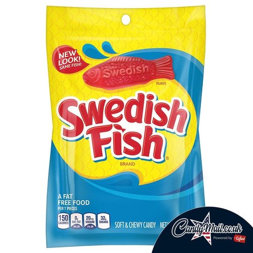 Swedish Fish Original Bag 226g - Candy Mail UK