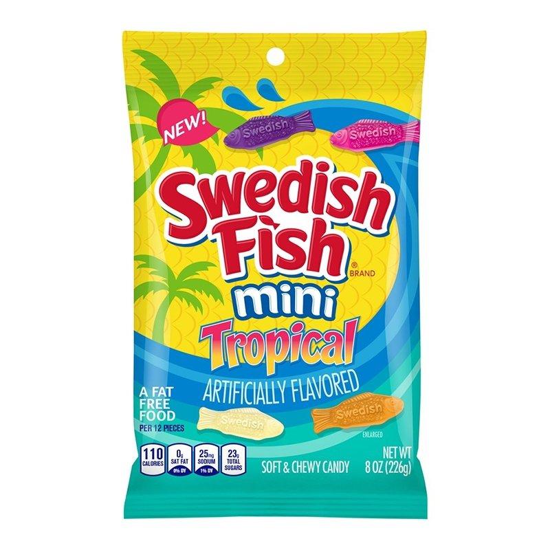Swedish Fish Tropical Bag 226g BB (25/07/21) - Candy Mail UK