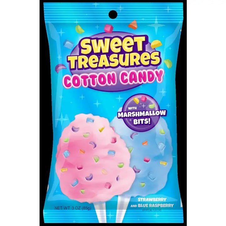 Sweet Treasures W/Marshmallows Cotton Candy 85g - Candy Mail UK